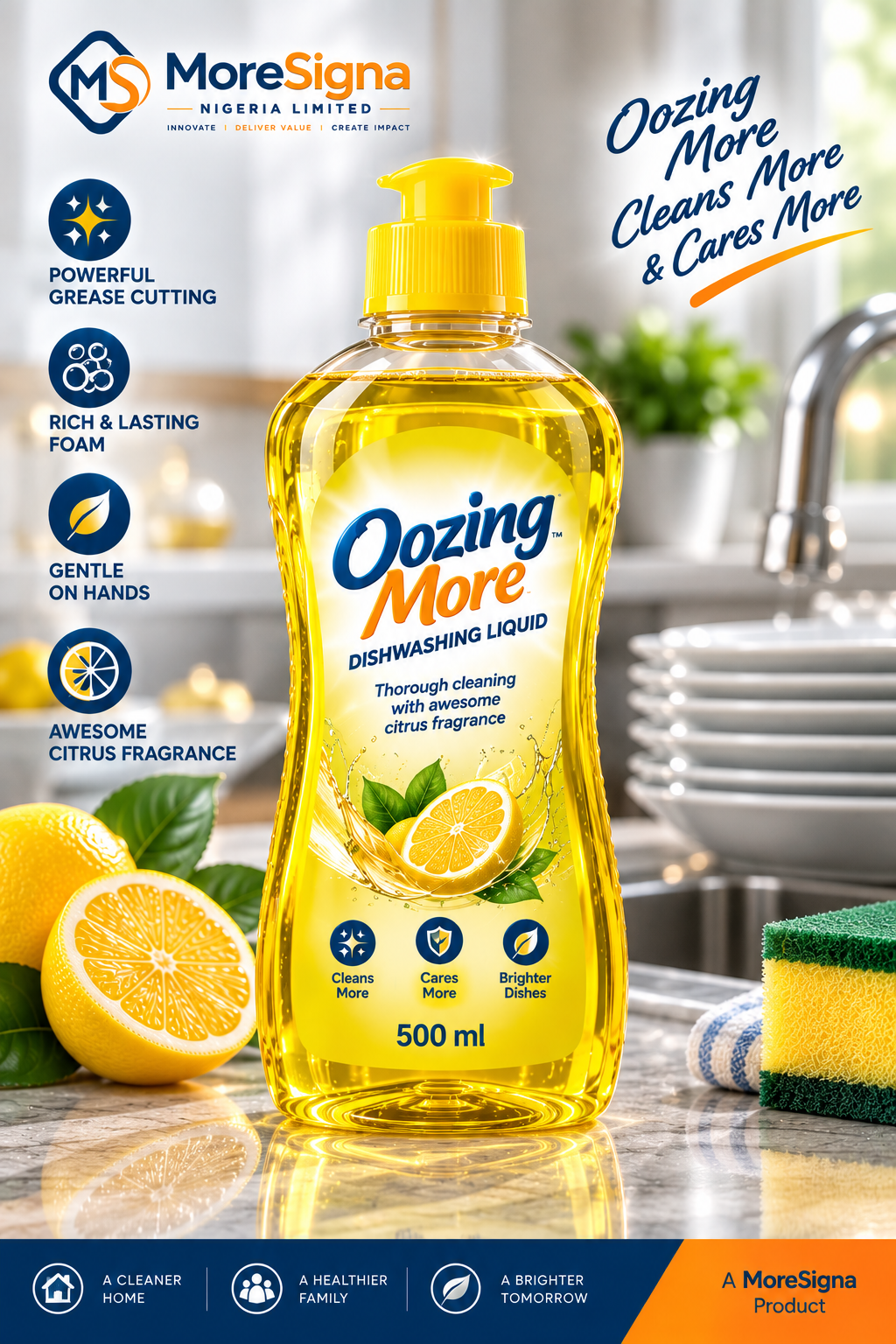 Oozing More Liquid Detergent